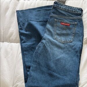 Dark Blue Flare Jeans